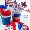 Sweetzo Red, White and Blue Twist Candy Lollipops, Bulk Individually