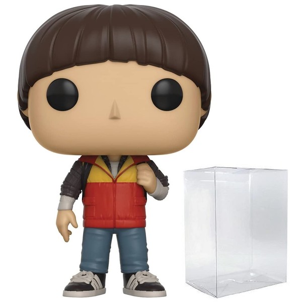 POP [Stranger Things] - Will Byers Funko Pop! Vinyl Figure (Bundled with Compatible Pop Box Protector Case), Multicolor, 3.75 inches