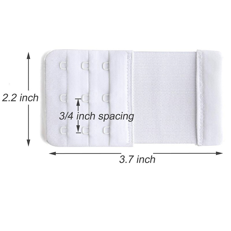 YARBAR Bra Extender, Bra, Extension Hook, 3 Tiers, Elastic Bra,