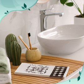 200 Pcs Disposable Guest Napkins Paper Hand Towels for Bathroom Black and White Paper Towels Farmhouse Dinner Decorative Wash Your Hands for Birthday Wedding Party Home Kitchen Restroom