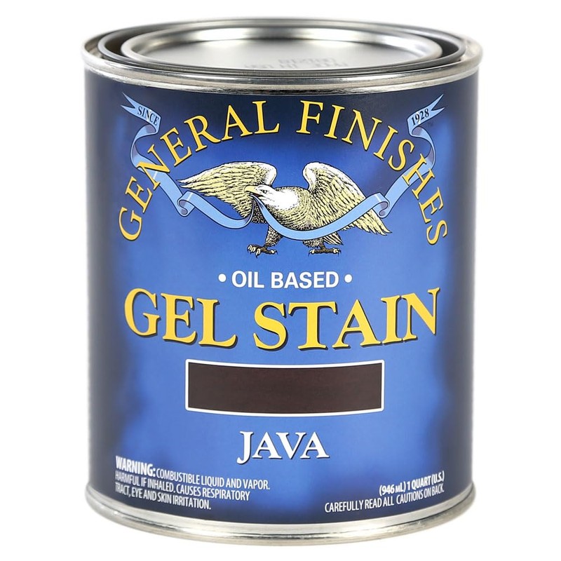 General Finishes Oil Base Gel Stain, 1 Quart, Java