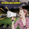 Solar-Powered Megaphone Speaker Portable Wireless BT PA Bullhorn Outdoor Recording