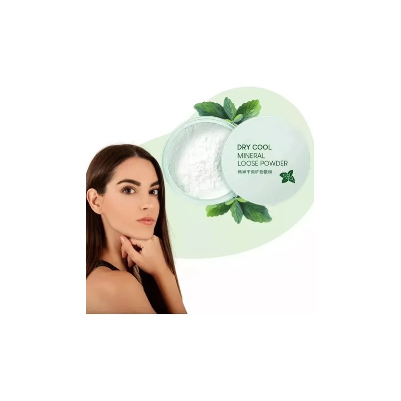 2 Polvo Mineral Cuidado Facial Translúcido Maquillaje Fijado