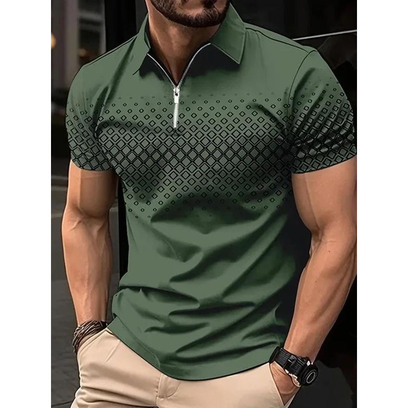 Performance Quarter Zip Golf Polo:_Pdd-Dlldxpl014_Xxxl