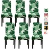 THISFIND Botanica Stretch Dining Chair Covers - Monstera Leaf Print
