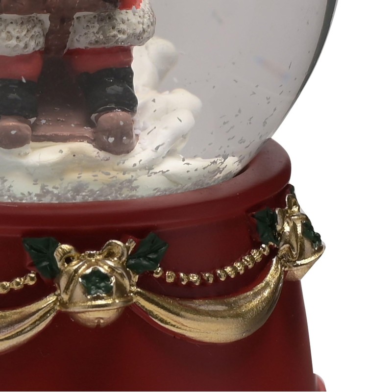 Christmas 60mm Snow Globe Waterball Decoration - Santa on Sleigh