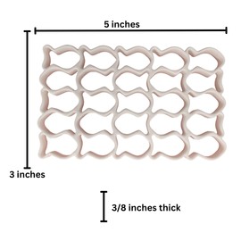 ROYALTY ESSENTIALS Mini Tiny Goldfish Cracker Cookie Cutter Mold Baked Fish Shaped Maker for Kids Gluten Free DIY (Large Goldfish)
