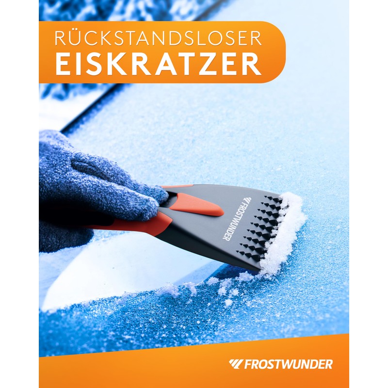 FROSTWUNDER Eiskratzer Auto [Made in Germany] - 100% recycelter Auto