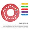 Rifatrio Wheel Bolt Pattern Measuring Tool, 5 Lug Bolt Pattern