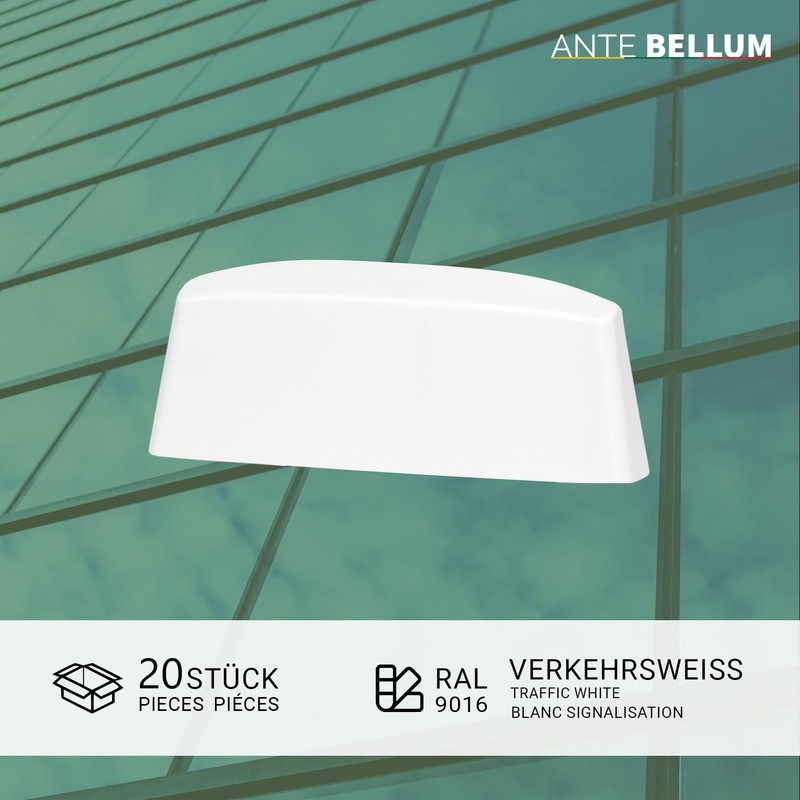 Ante bellum 36 mm Window Water Slot Caps, Pack of