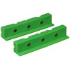 SE 6" Multi-Grooved Bench Vice Jaw Pads with Embedded Magnets