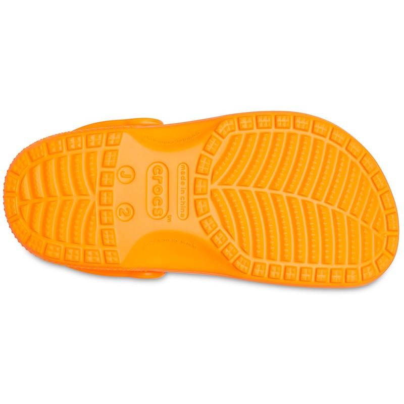Crocs Crocs Kids' Classic Clog , Orange Zing, 4 Toddler