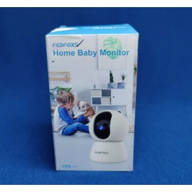 Febfoxs Home Baby Monitor Camera, WiFi Indoor Camera, Cloud Storege/Motion Detec