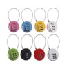 Vogueing Tool Password Lock Resettable Set, 3 Digit Combination Padlock