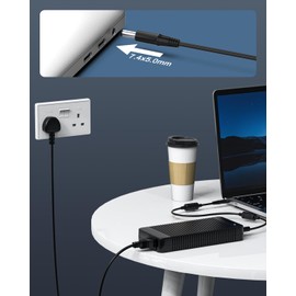 330W Laptop Charger AC Adapter for Dell Alienware M16 M17 R3 R4 M18 M18x X51 R2 Series; Dell Alienware AM18X-6732BAA, 0XM3C3, XM3C3, 0Y90RR, Y90RR, F0K0N 19.5V Power Supply Cord