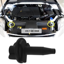 YINETTECH 2x Car Radiator Upper Bracket Radiator Tank Fixing Pin Positioning Buckle 6G91-8A194-EB 1381666 Compatible with Ford Mondeo MK4 Galaxy Mondeo S-Max