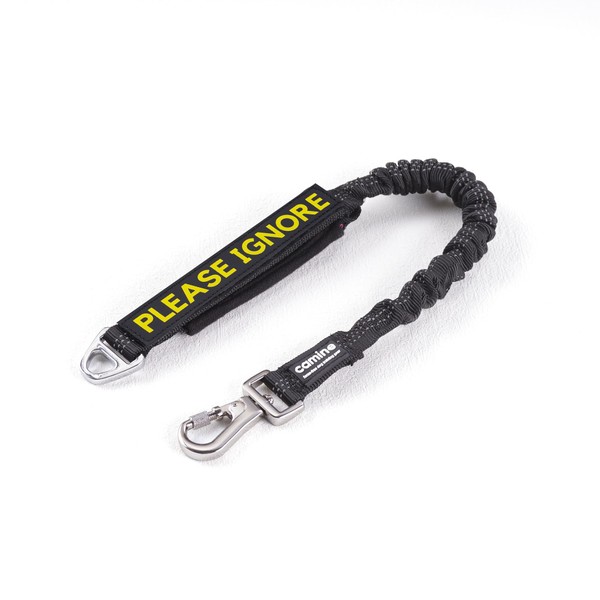 Bungee Leash Extension Attachment with Customizable Text Patch, Reflective Stitching,