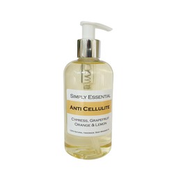 Simply Essential Anti Cellulite Massage Oil Cypress, Grapefruit, Orange & Lemon 250ml Toning and Body Firming