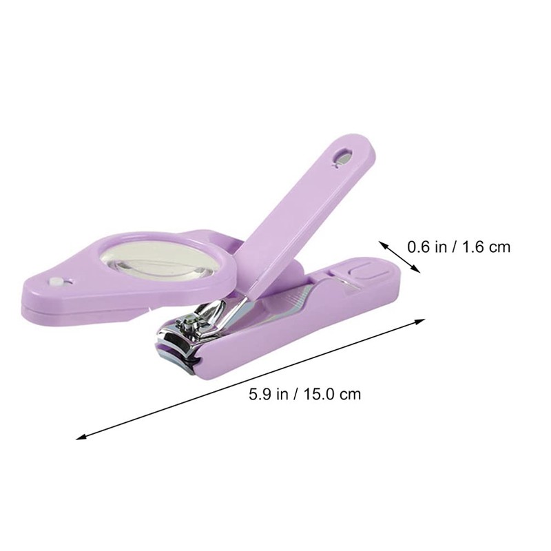 Nail Clippers with LED Light and Magnifier Nail Cutters Fingernails