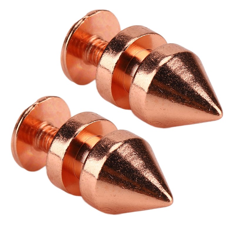 100 Sets Spiked Cone Spike Stud Rose Gold High Hardness