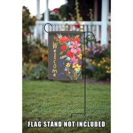 Toland 1112532 Bouquet Welcome 12.5 x 18 Inch Double Sided Garden Flag