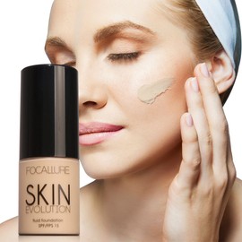 8 tipos de corrector líquido facial, base crema blanqueador facial hidratante corrector base líquida de camuflaje para todo tipo de piel(#3)