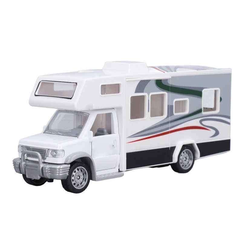 1/32 Kids RV Toy Sound Light Opening Doors Simulation Educational