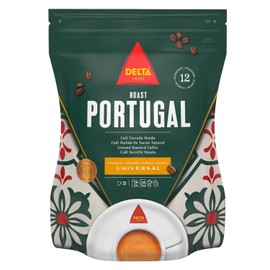 Delta Cafés Portugal Ground Coffee, Smooth and Delicious Medium Roast Coffee, Espresso Machine Compatible, Universal Grinding 7.76 Ounces