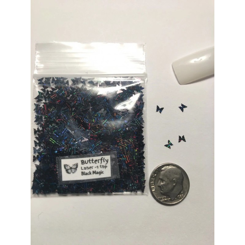 the glitters world V-Day Solvent Resistant LOVE BUTTERFLY shape-Laser-Gl -