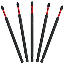 5X Saxton PH2 152mm Long Magnetic Impact Duty Phillips Screwdriver Drill Driver Bits for Dewalt Milwaukee Bosch Makita etc