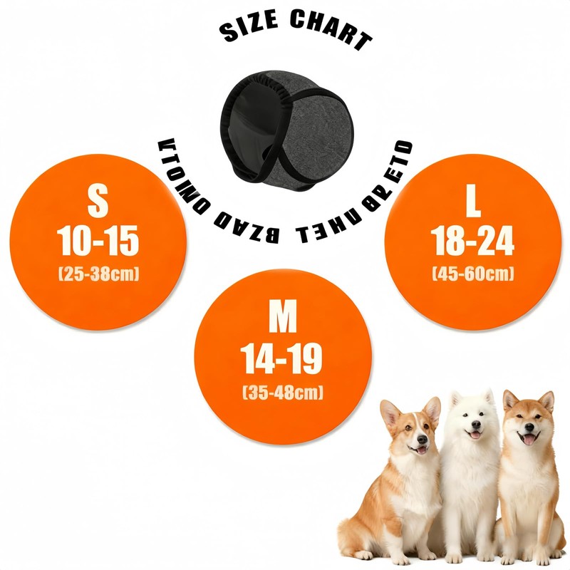 JOLNNKHF Dog Ear Muffs, Waterproof Calming Hoodie, Anti-Anxiety Ear Covers