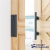 SMARTSTANDARD 5.5 FT Heavy Duty Sturdy Sliding Barn Door Hardware