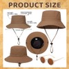 JynxtoyZeal Cappello Estivo Bambini Cappelli da Sole a Tesa Larga