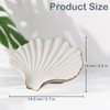 YoHyien Ceramic Soap Dish with Drainage, Shell Soap Dish for