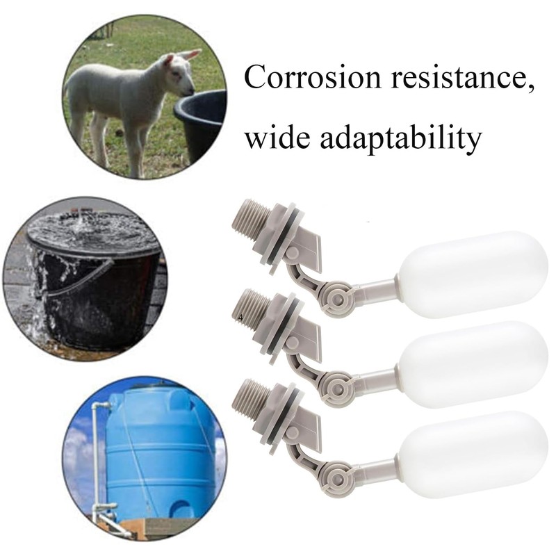 Xinghonyac 3 Pcs Float Valve Set, 1/2-Inch Water Supply Pipe
