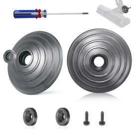 KiimSin V Ball Wheels Replacement Part for Dyson V6 V7 V8 V10 V12 DC58 DC59 DC62 DC72 DC74 SV10 SSV12 SV20 Accessories for 35W 50W Direct Drive Cleaning Heads Ball Wheels + Screws + Fixings