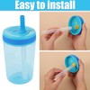 6pcs Replacement Straws for Zak Designs Kelso 15 oz, with