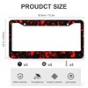 Blood Splattered Red Black License Plate Frames - 2 Pcs