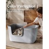 LivLab Mker Extra Large Cat Litter Box with High Sides