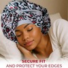 Discover Premium Double Layer Silk Satin Sleeping Bonnets Designed for