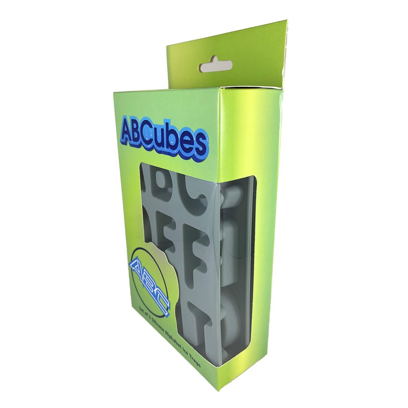 ABCubes Silicone ABC Alphabet Ice Trays Molds