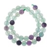Natural Stone Beads 8mm Matte Fluorite Beads Gemstone Beads Round
