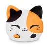 TeeTurtle 4" Reversible Cat Plushie - Cute Kawaii Calico -
