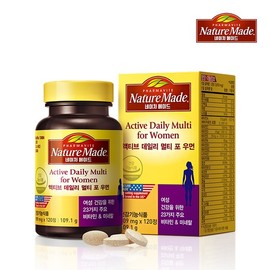 Naturemade Active Daily Multi for Women 120 tablets / 2-month supply / 네이처메이드 액티브 데일리 멀티 포 우먼 120정/2개월분
