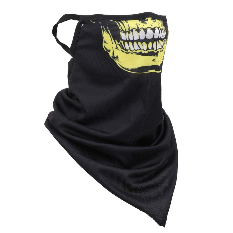 Trimming Shop Multifunctional Bandana Headwear Scarf with Ear Straps Face