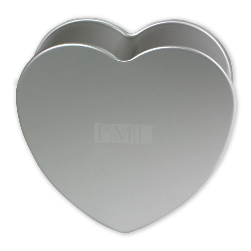 PME HRT103 Professional Aluminum Heart Cake Pan, 10 x 3-Inch,
