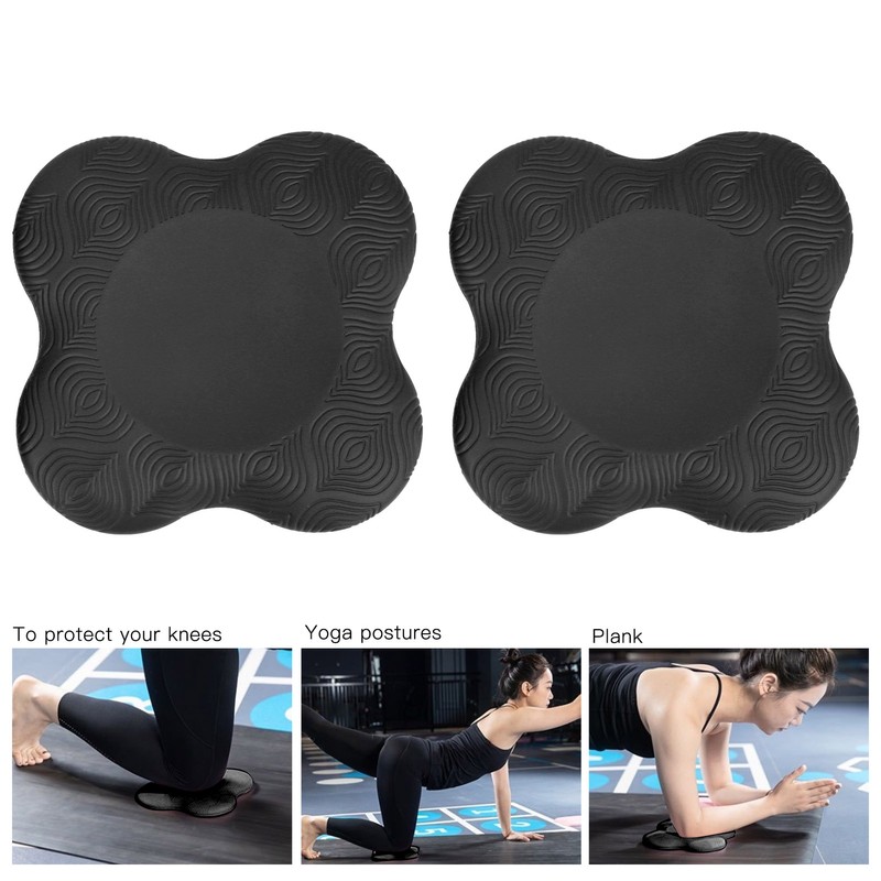 2pcs Yoga Knee Pads Support Cushion Mats Wrist Elbow Protective