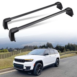 Snailfly Upgraded Crossbars Fit for 2021-2024 Jeep Grand Cherokee L and 2022-2024 Grand Cherokee WL Roof Rack Cross Bars, Max 220 LBS Load Capacity Cargo Accessories