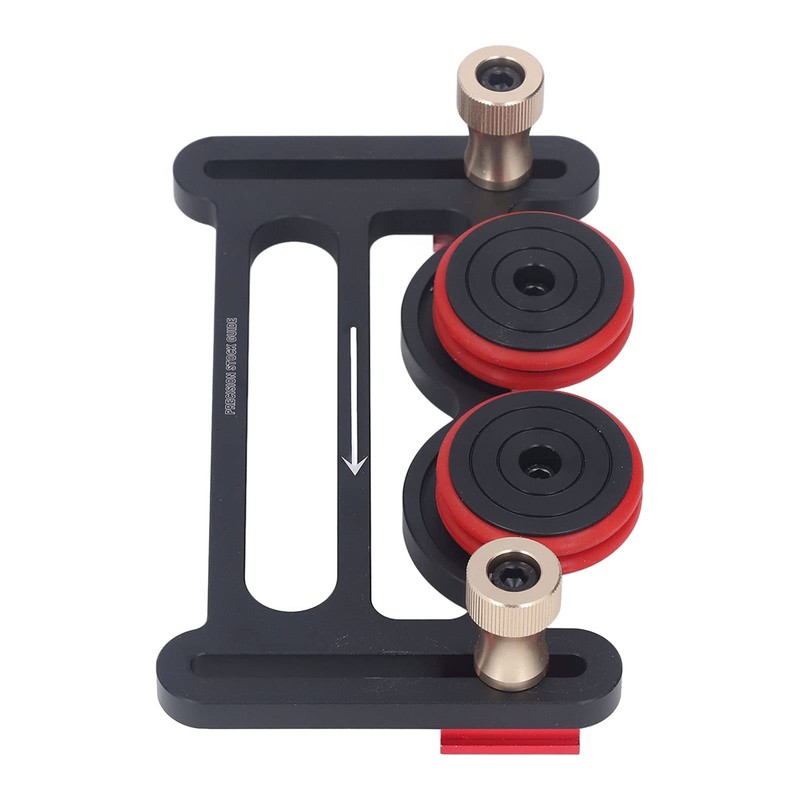 Double Wheel Bearing Roller Sliding Blocks Table Saw Feeding Guide