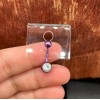 Flexi Stainless Steel Purple Belly Button Ring 15 Gauge Flexi